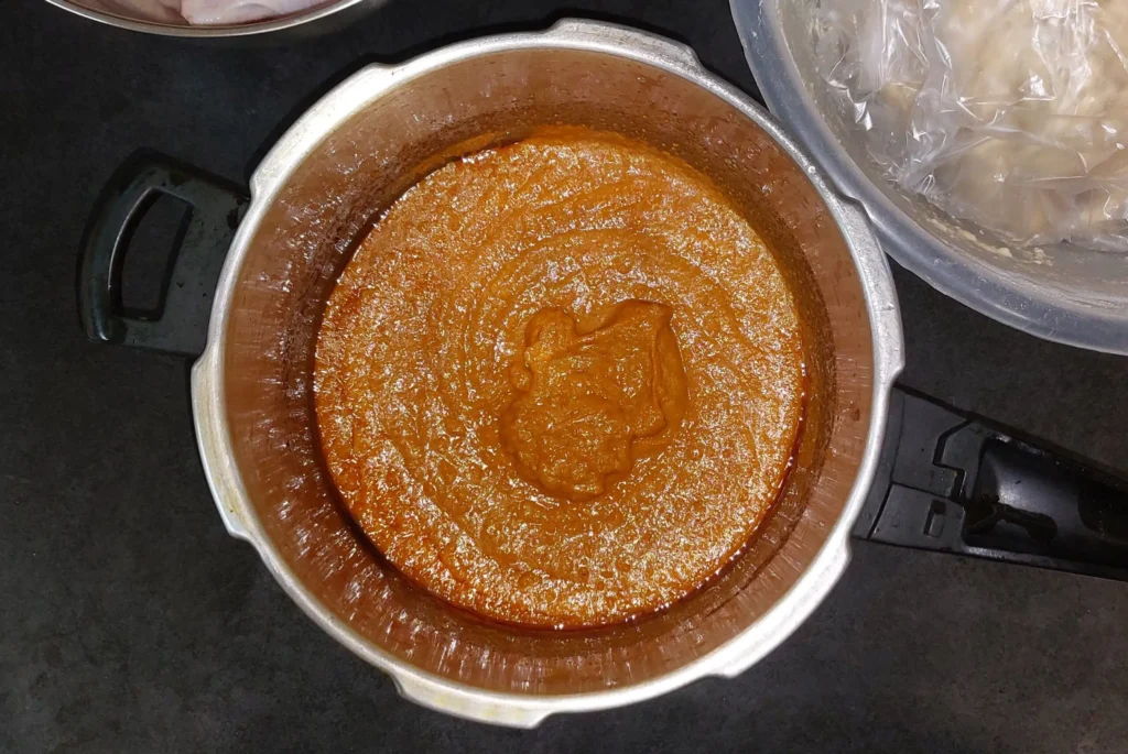 Masala after it is blended