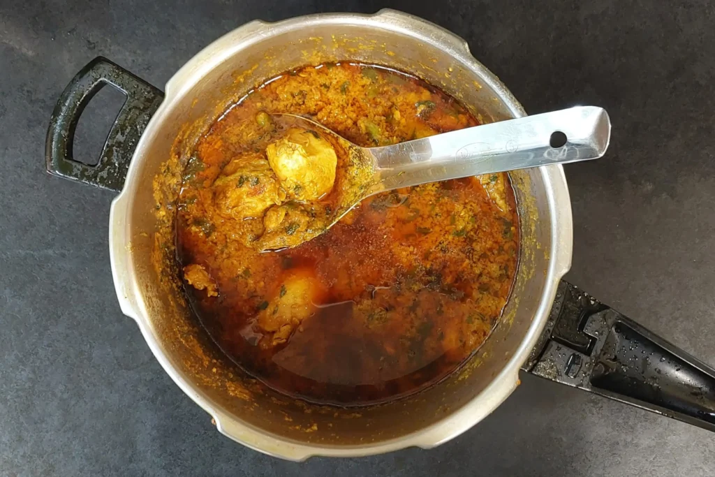 Chicken salan is ready