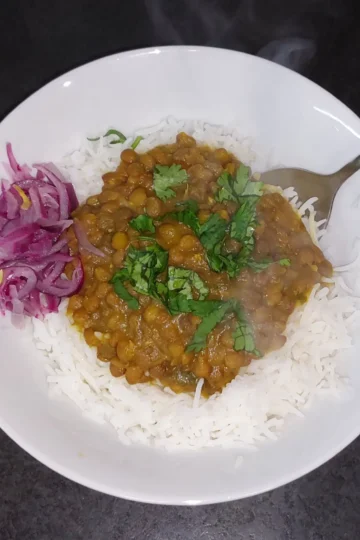 Whole Masoor Dal (Brown Lentil Curry) featured image