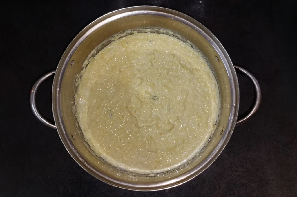 Kheer (rice pudding) is ready